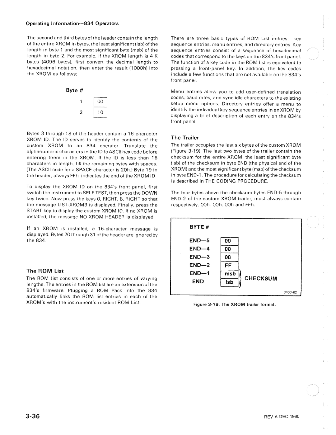 Tektronix 834 manual 