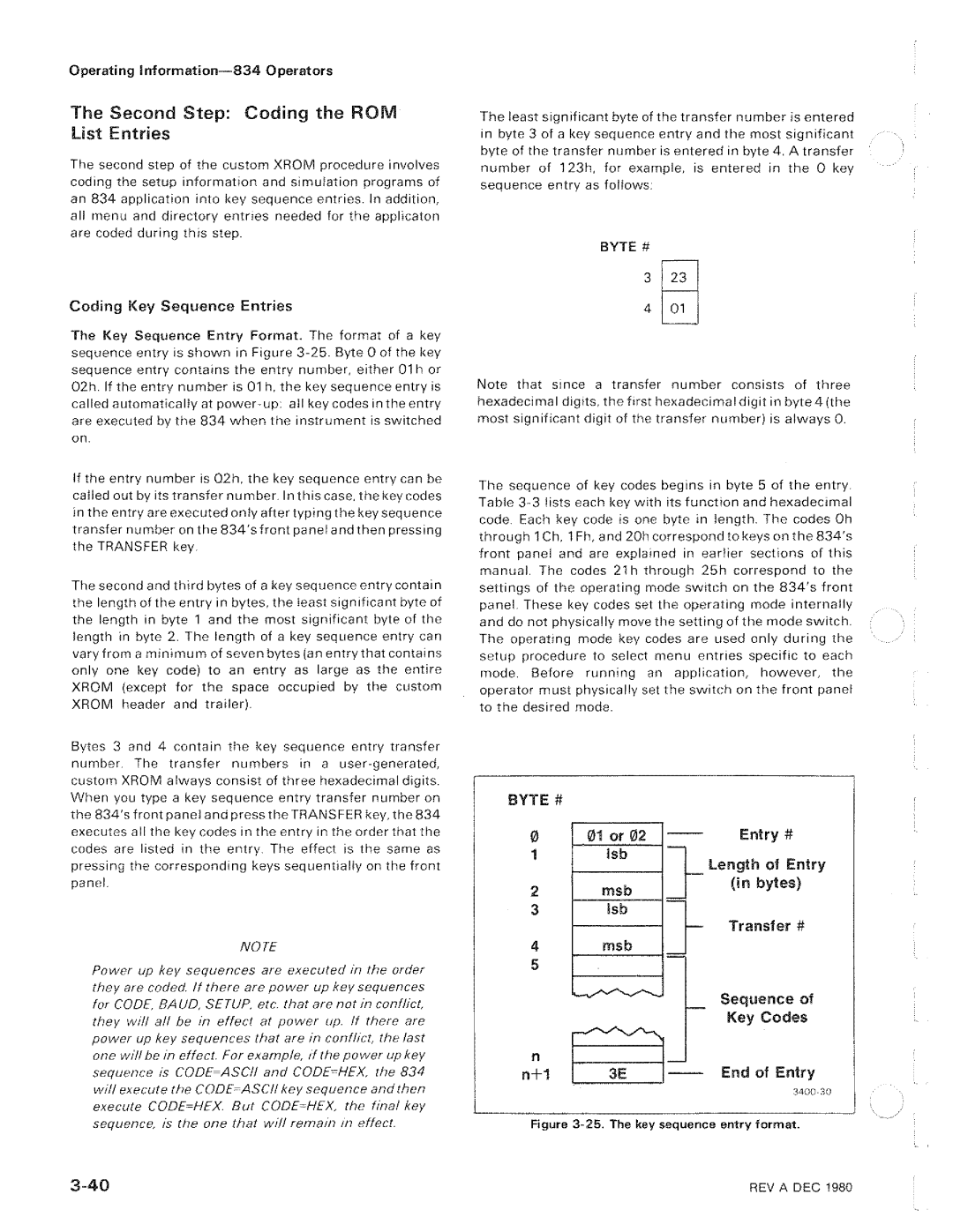 Tektronix 834 manual 