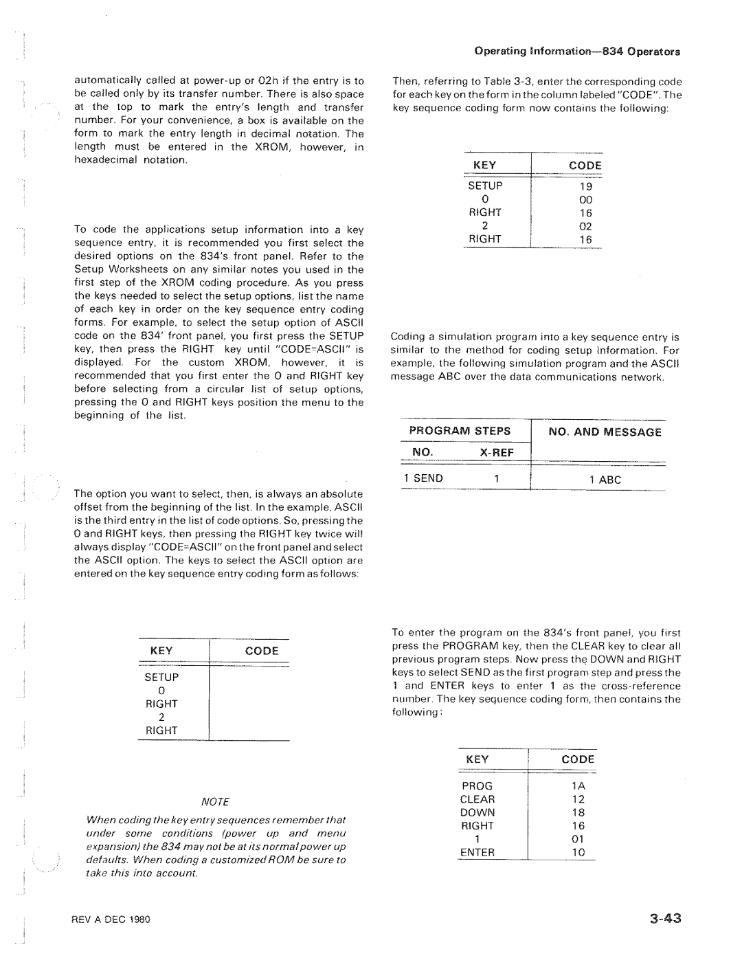 Tektronix 834 manual 