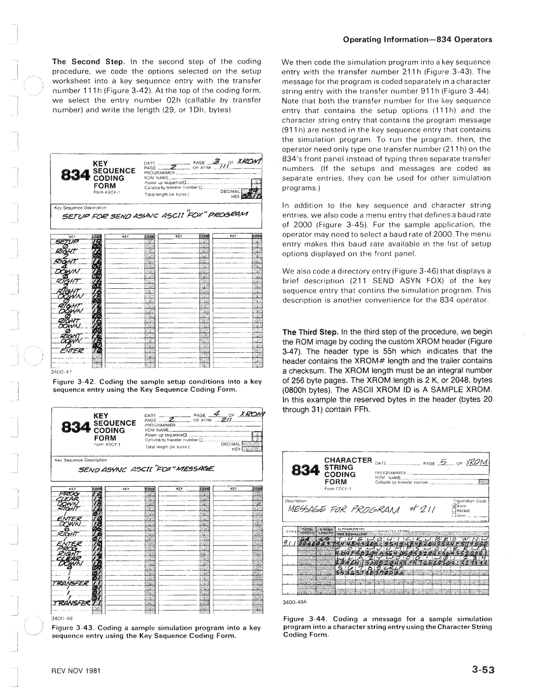 Tektronix 834 manual 