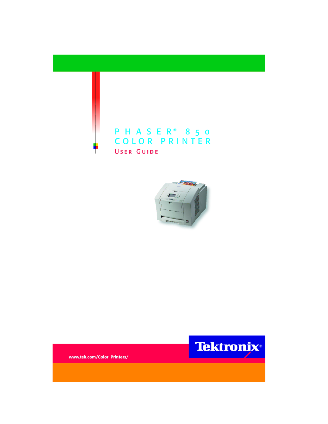 Tektronix 850 manual L O R P R I N T E R 