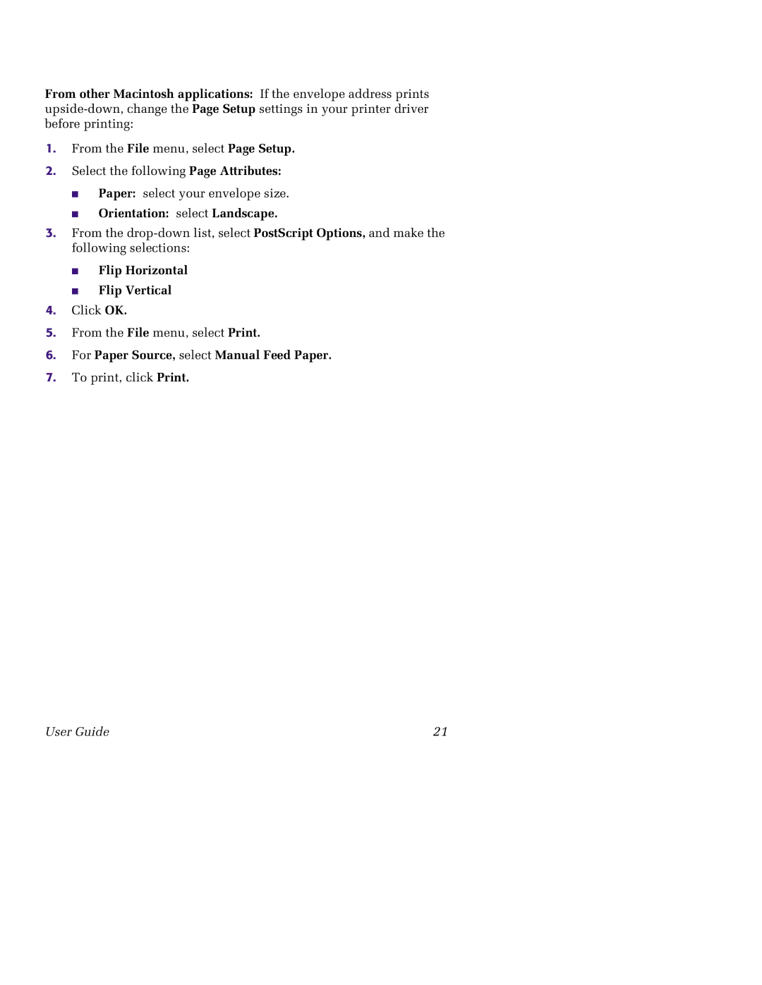 Tektronix 850 manual For Paper Source, select Manual Feed Paper 