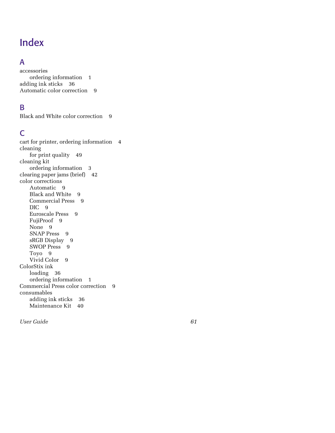 Tektronix 850 manual Index, Dic 