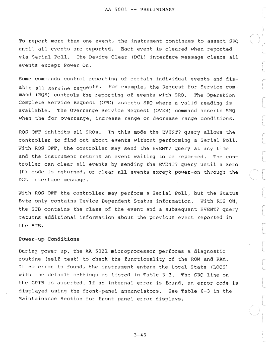 Tektronix AA 5001 manual 