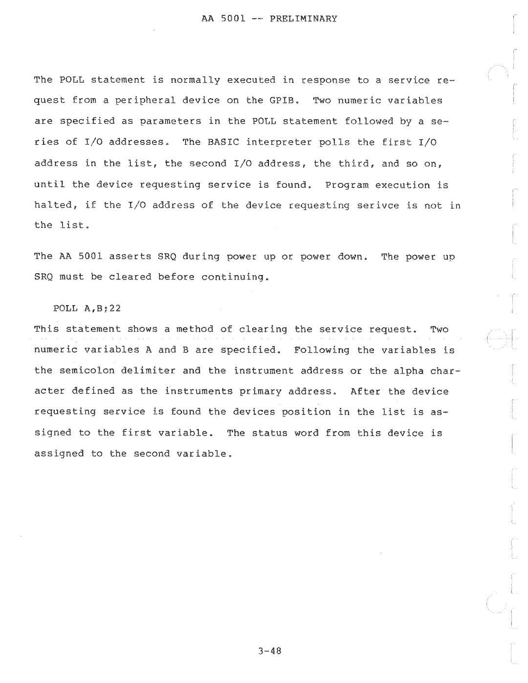 Tektronix AA 5001 manual 