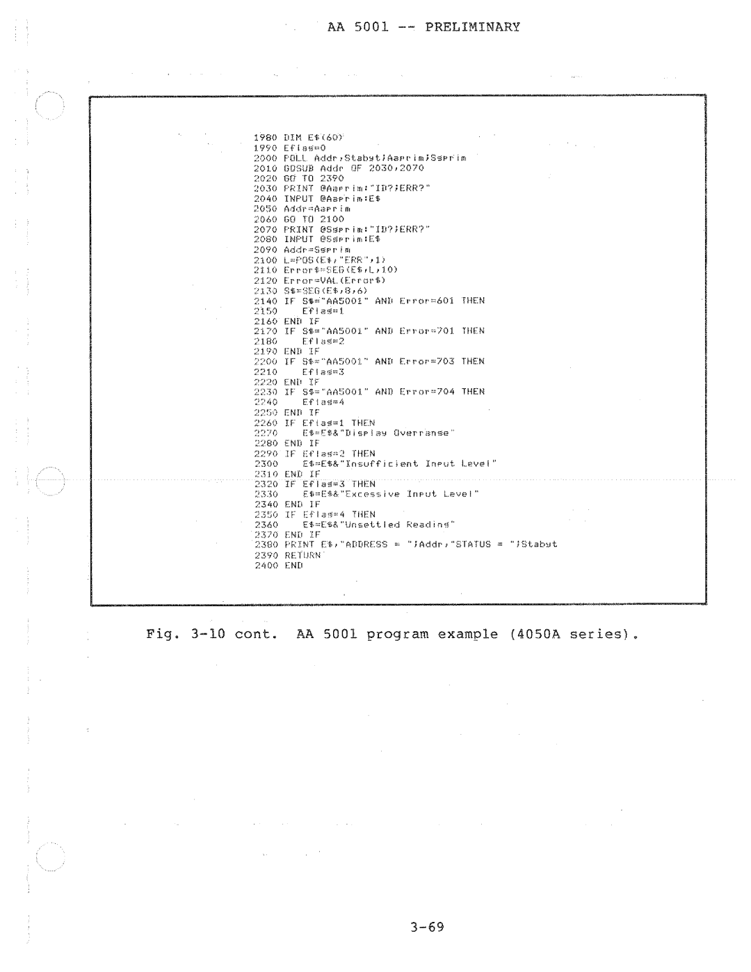 Tektronix AA 5001 manual 