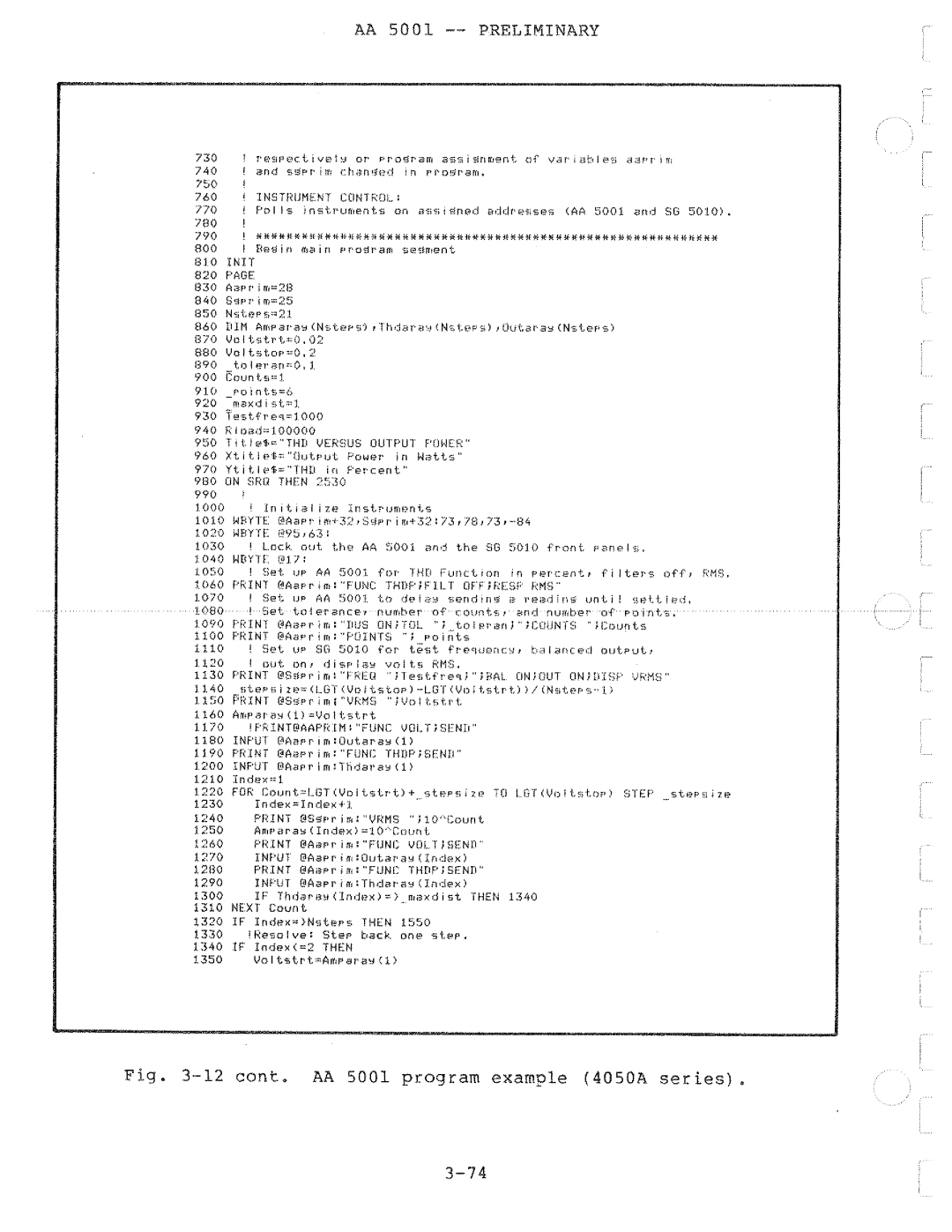 Tektronix AA 5001 manual 