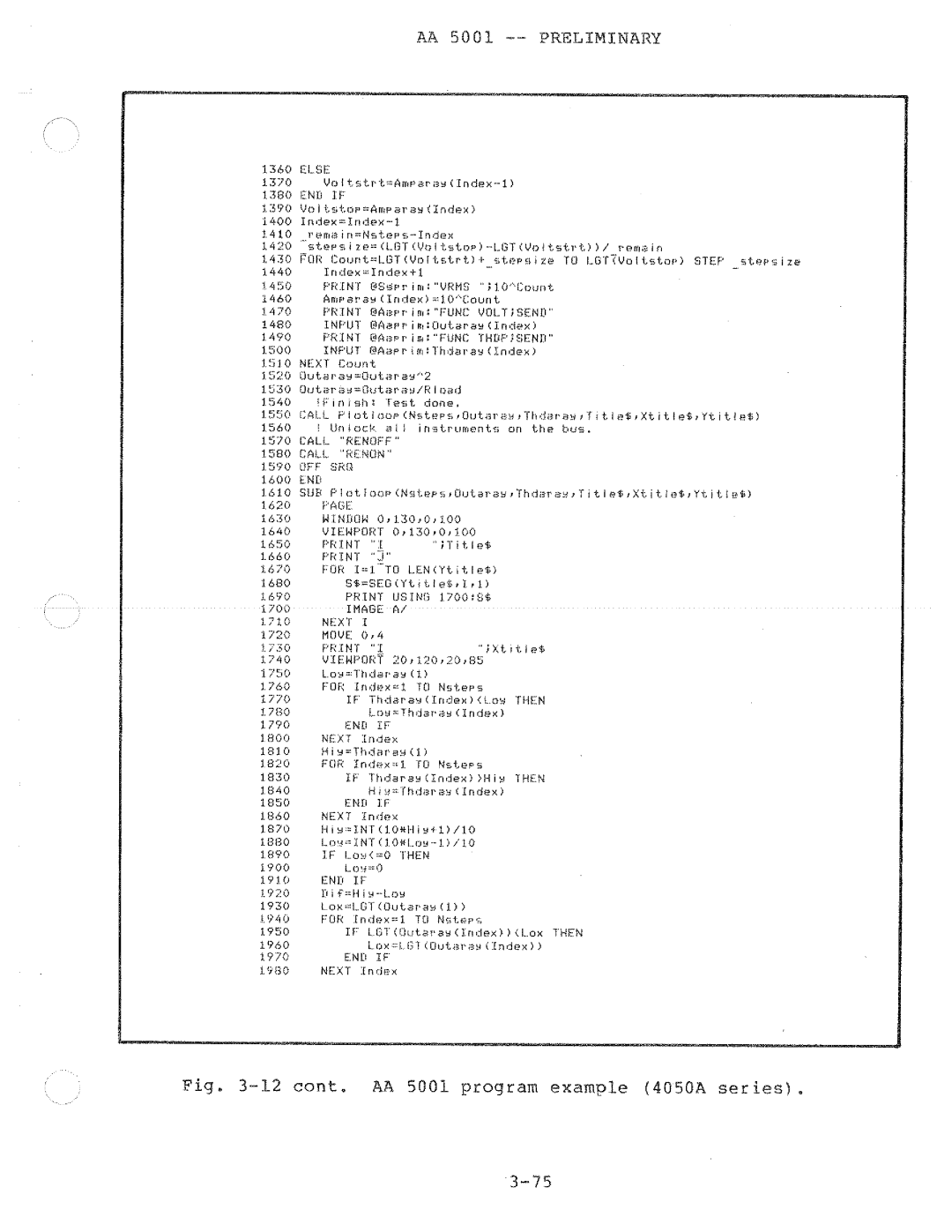 Tektronix AA 5001 manual 