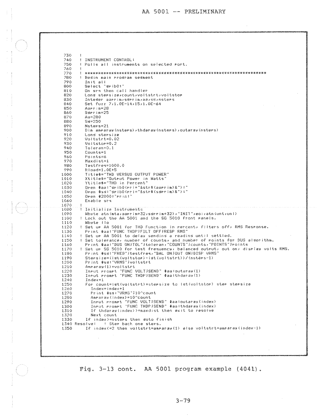 Tektronix AA 5001 manual 