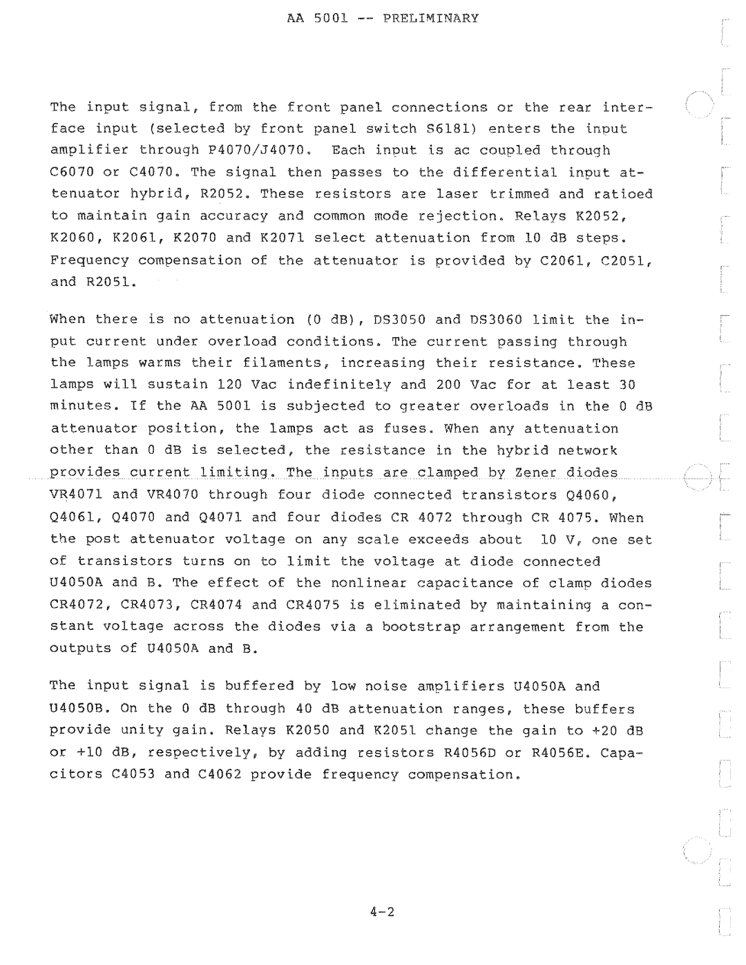 Tektronix AA 5001 manual 