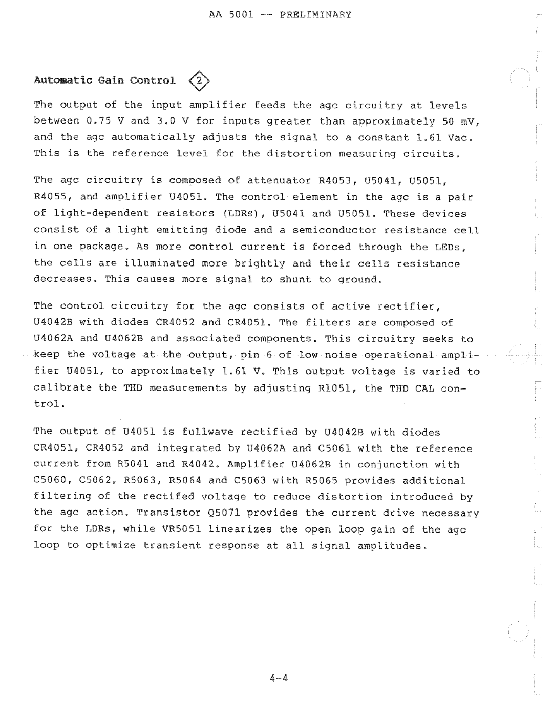 Tektronix AA 5001 manual 