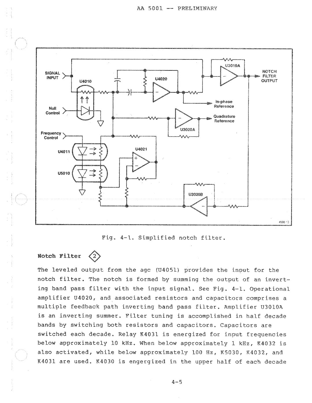 Tektronix AA 5001 manual 