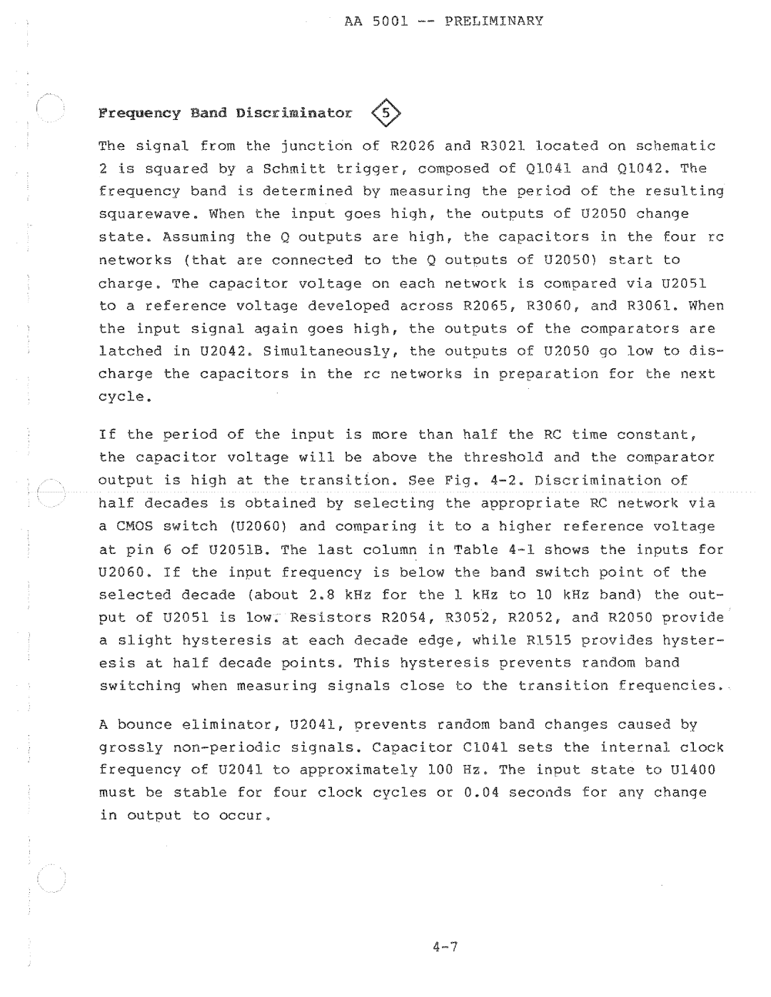 Tektronix AA 5001 manual 