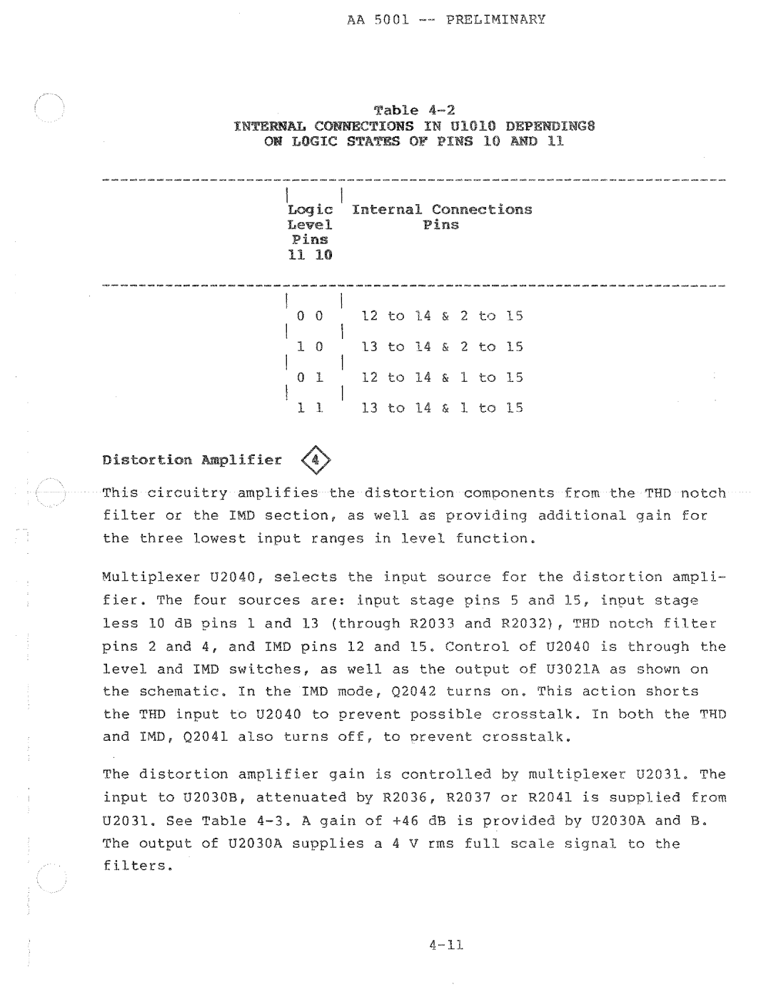 Tektronix AA 5001 manual 