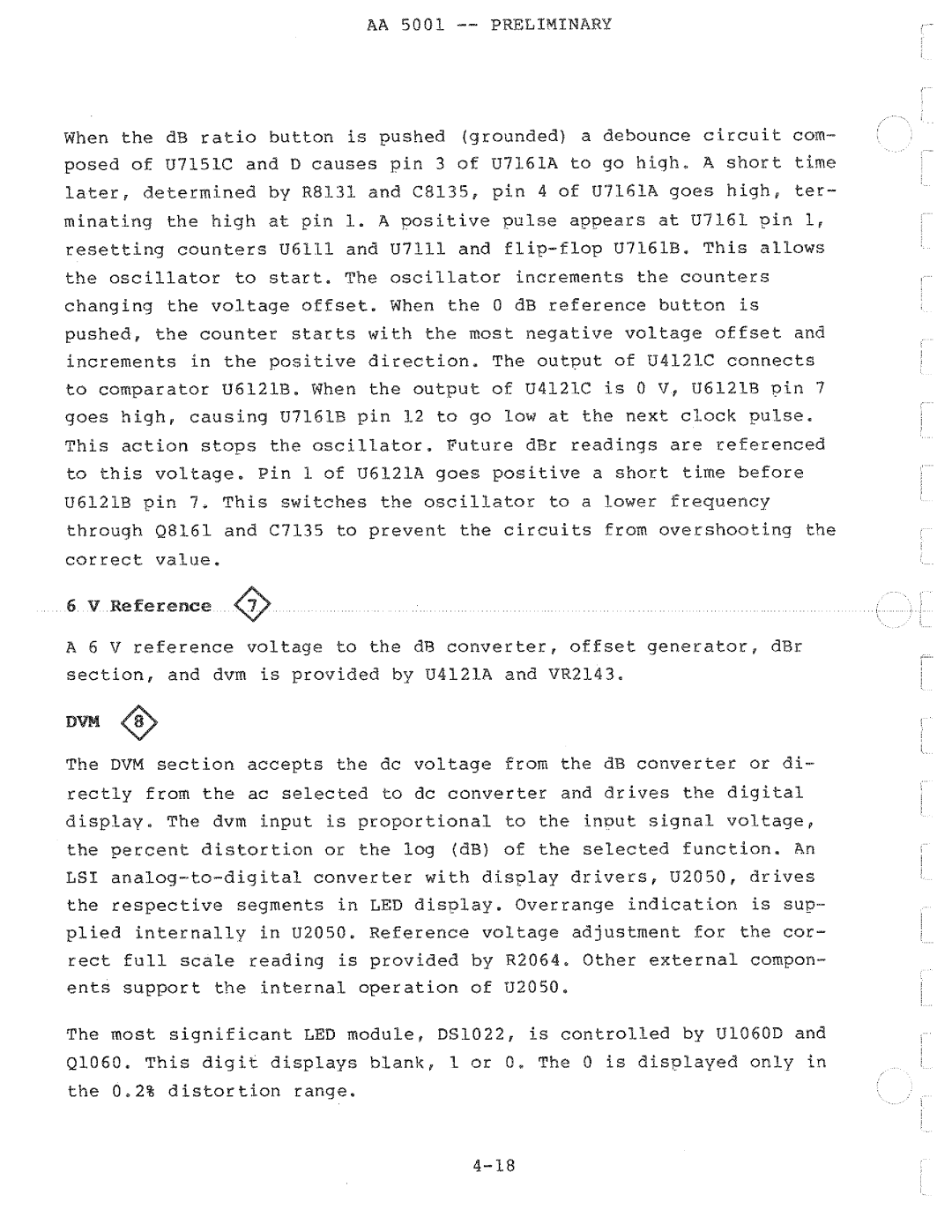 Tektronix AA 5001 manual 