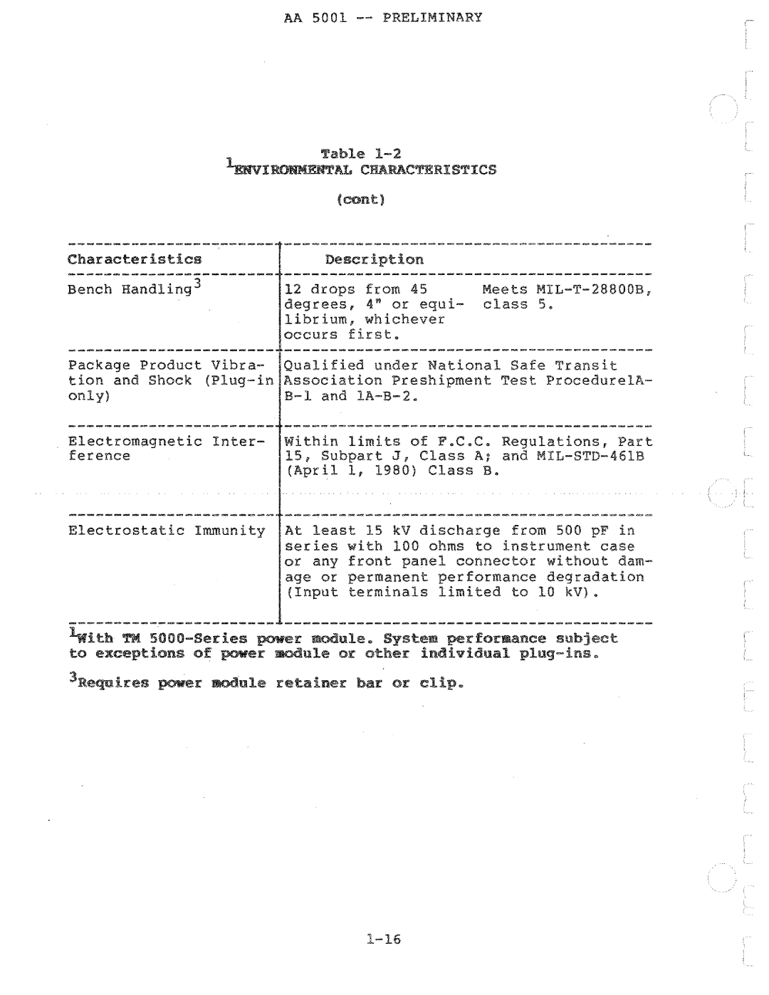 Tektronix AA 5001 manual 