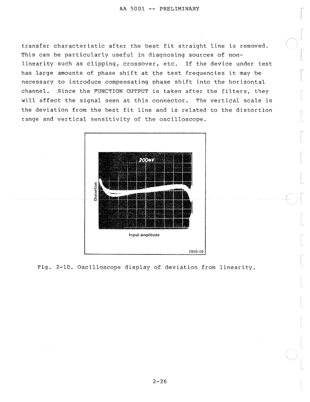 Tektronix AA 5001 manual 