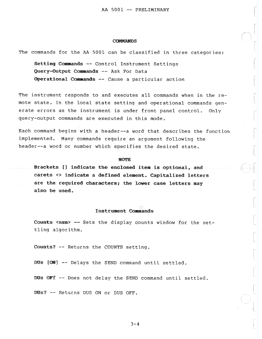 Tektronix AA 5001 manual 