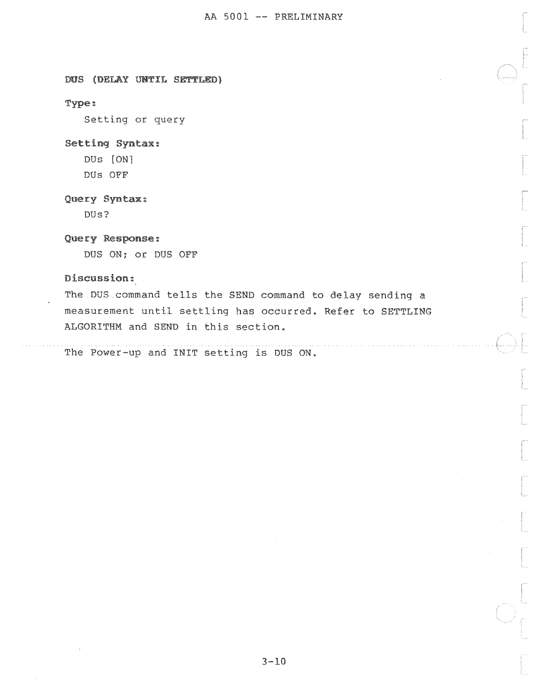 Tektronix AA 5001 manual 