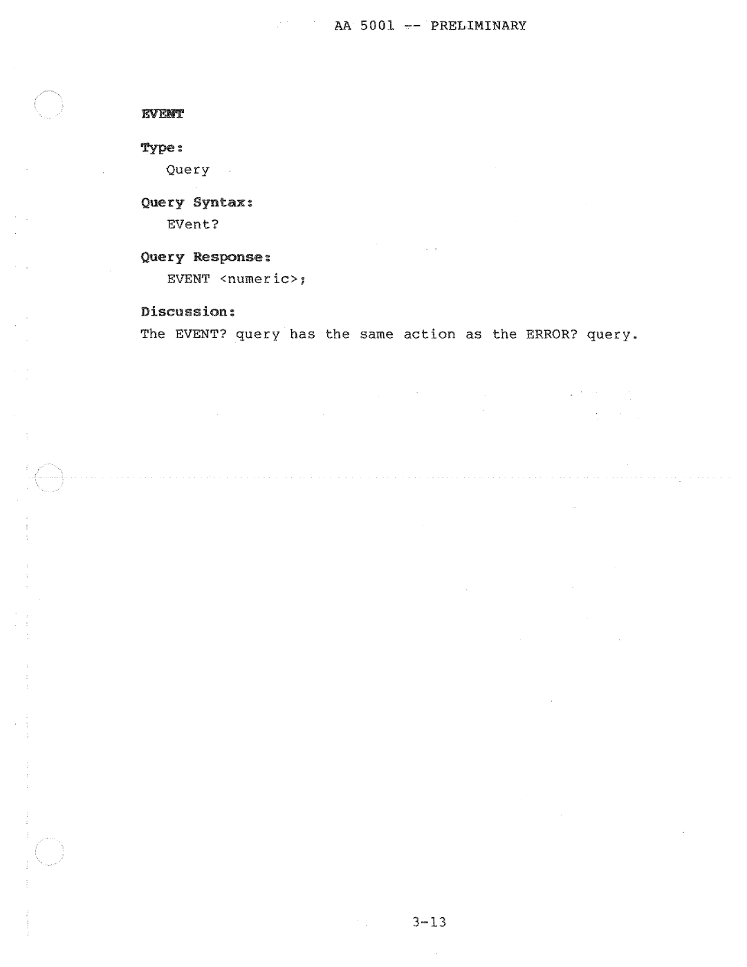 Tektronix AA 5001 manual 