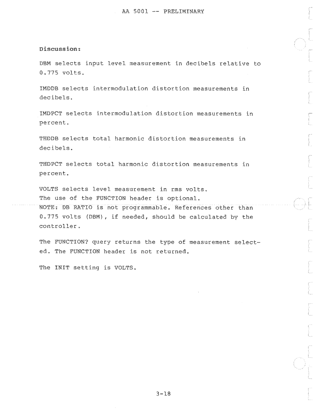 Tektronix AA 5001 manual 