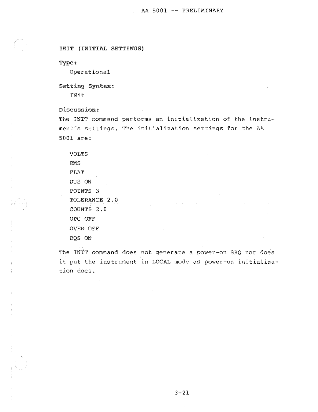 Tektronix AA 5001 manual 