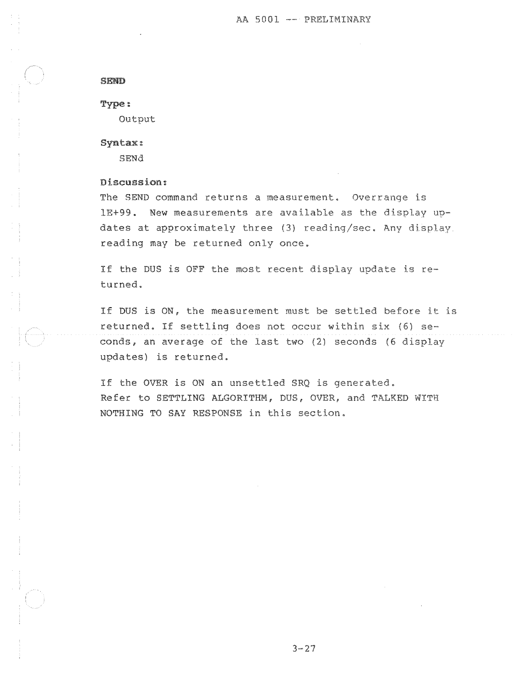 Tektronix AA 5001 manual 