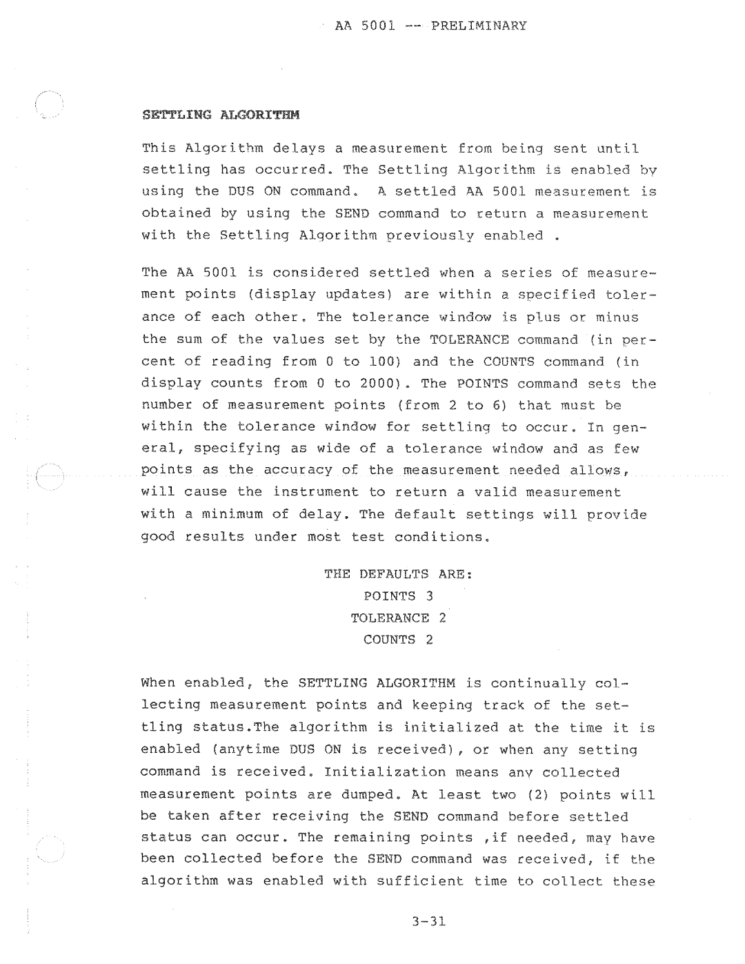 Tektronix AA 5001 manual 