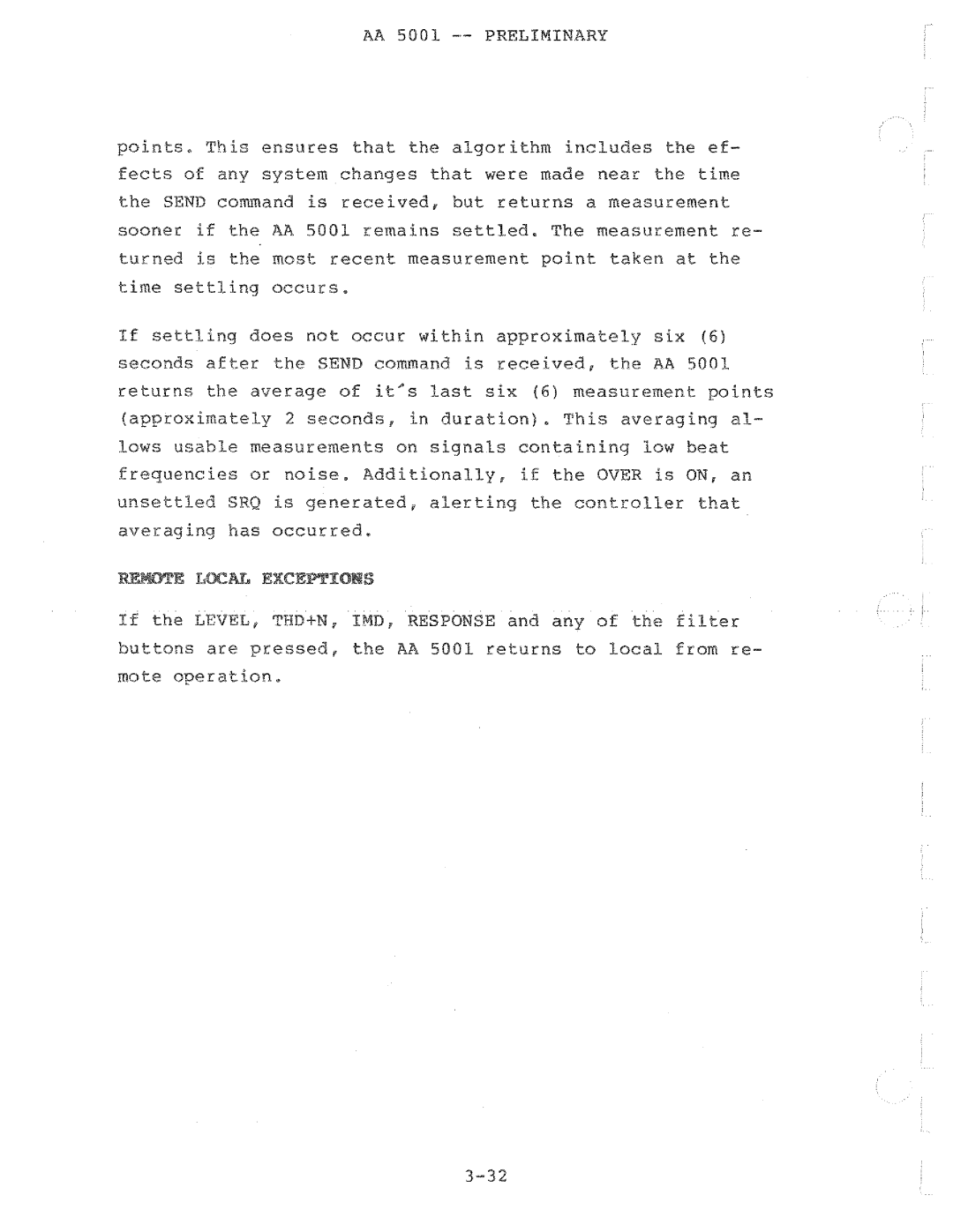 Tektronix AA 5001 manual 