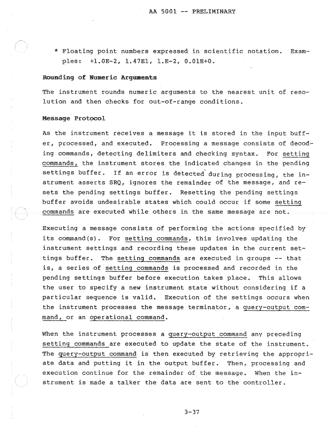 Tektronix AA 5001 manual 