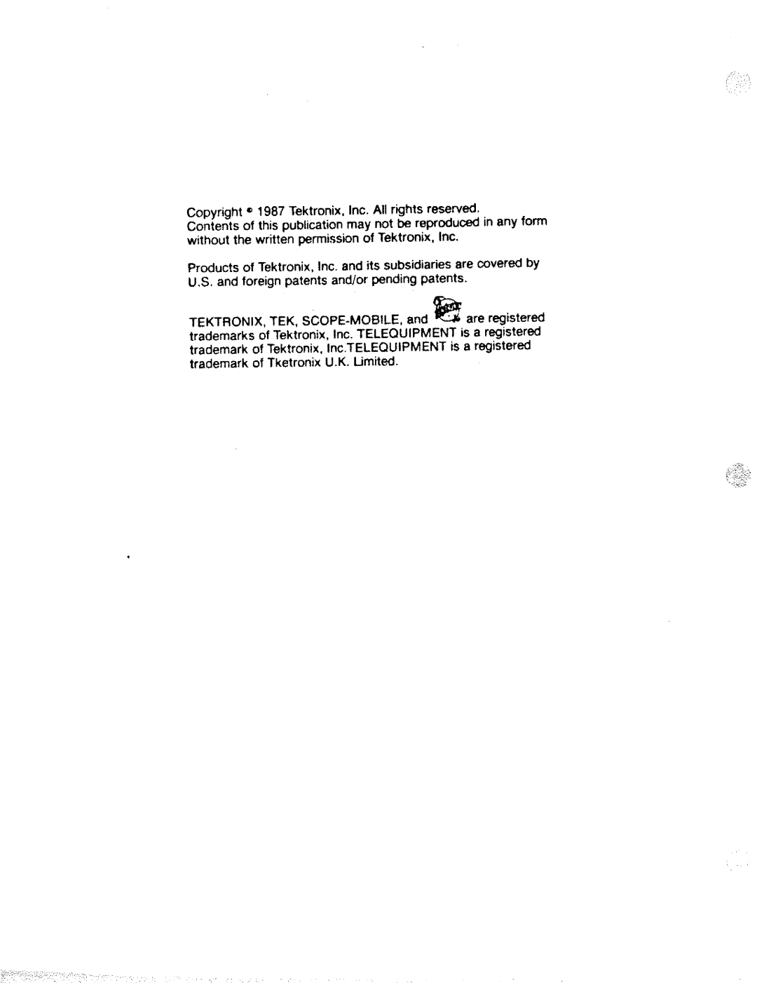 Tektronix AA 501A manual 