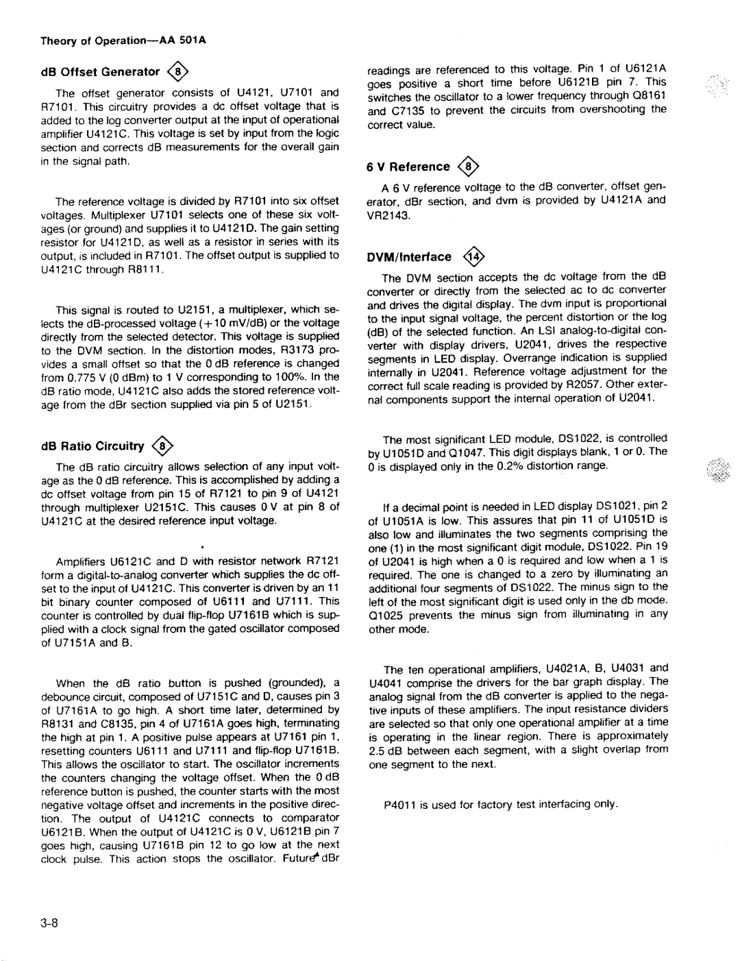 Tektronix AA 501A manual 