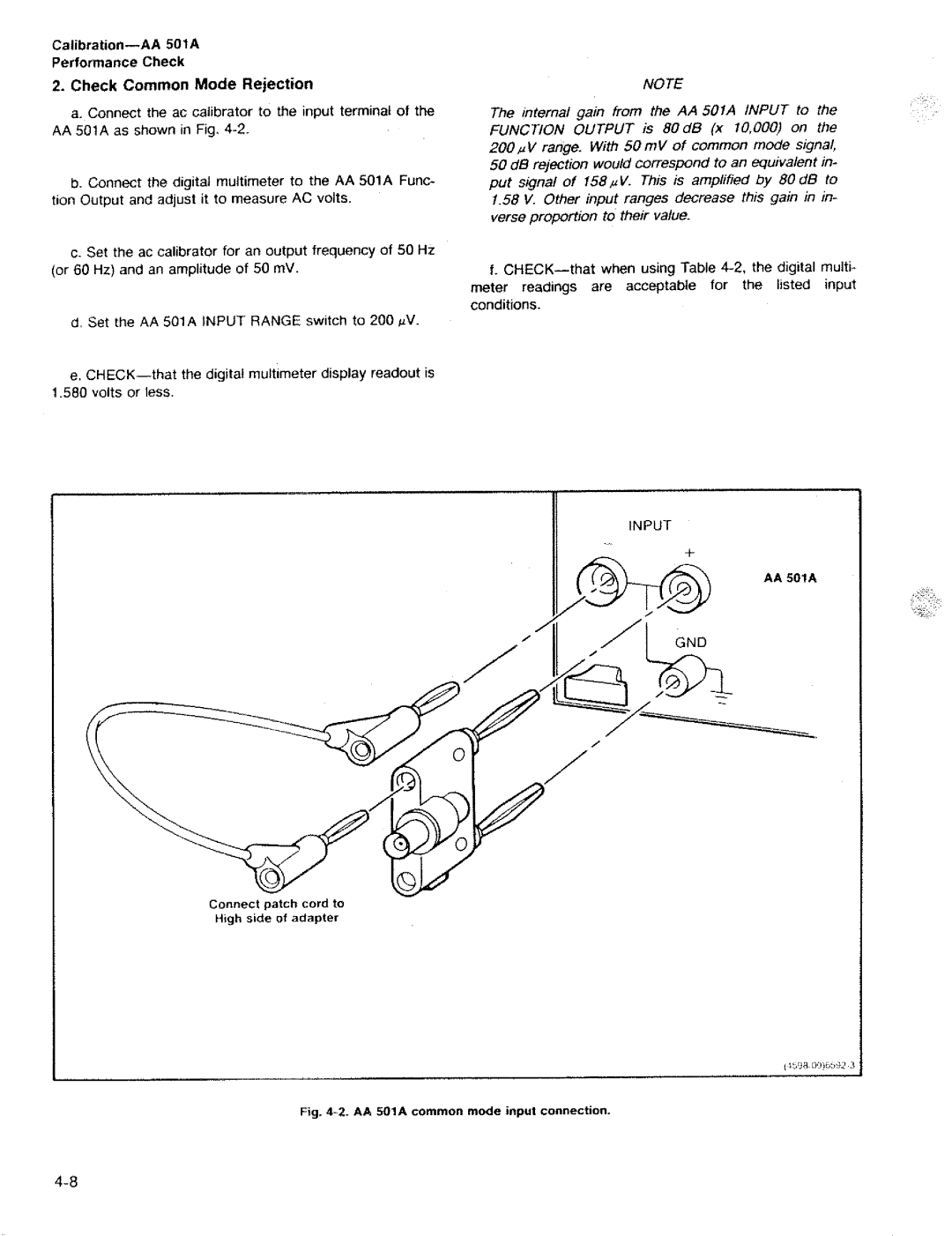 Tektronix AA 501A manual 