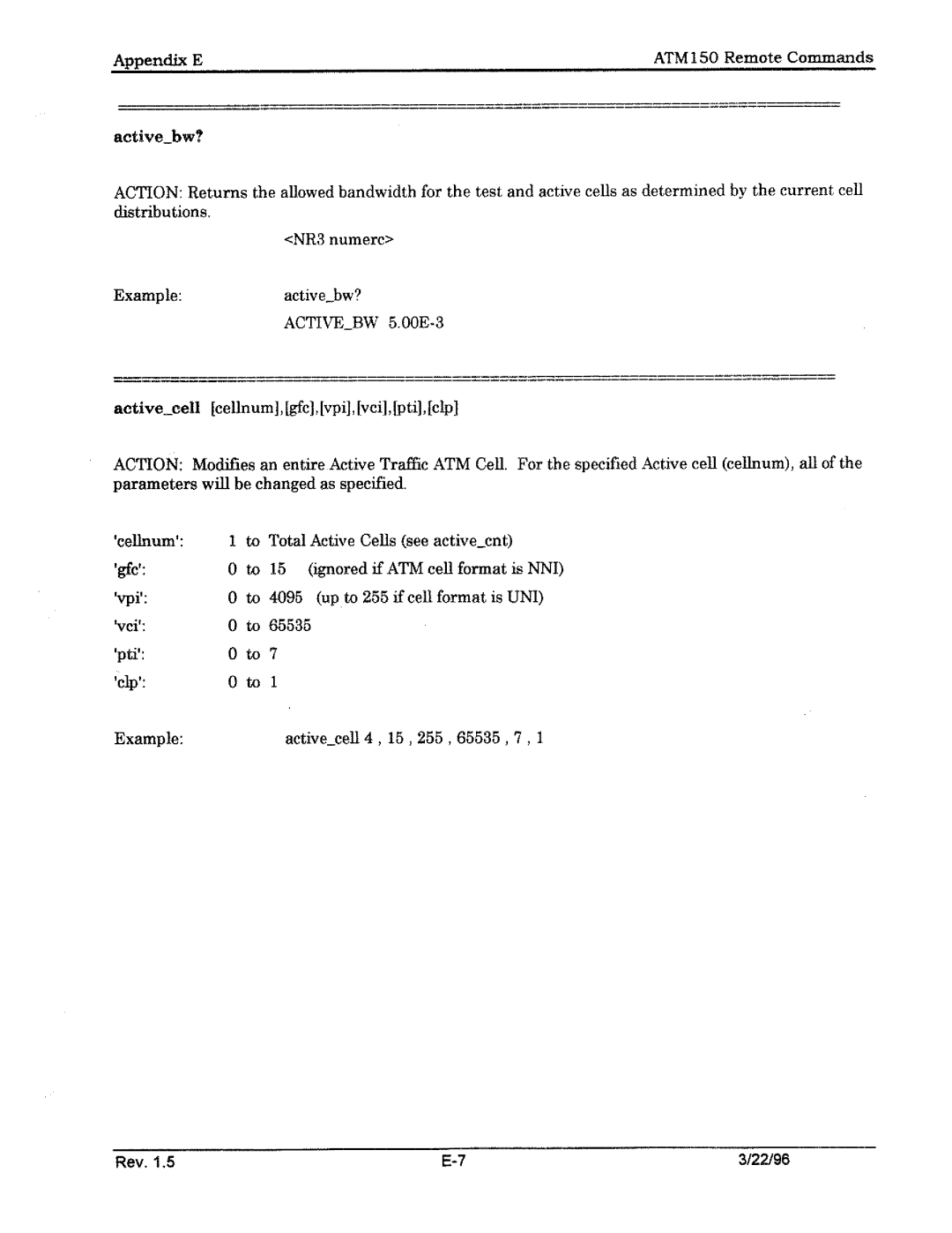 Tektronix ATM150 manual 