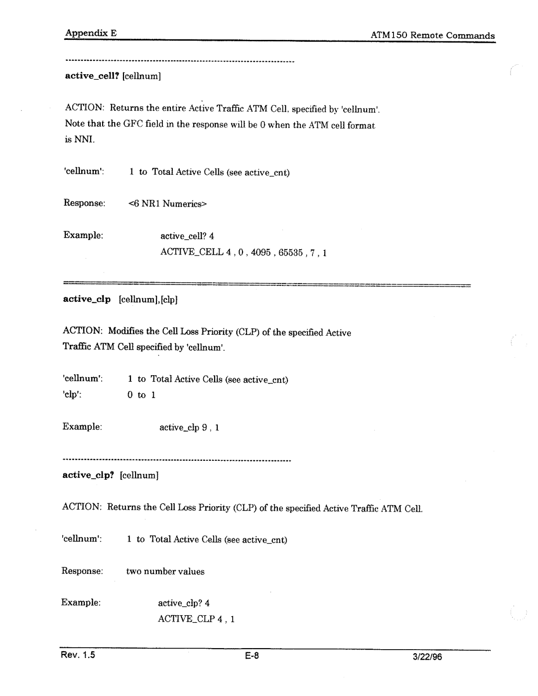 Tektronix ATM150 manual 