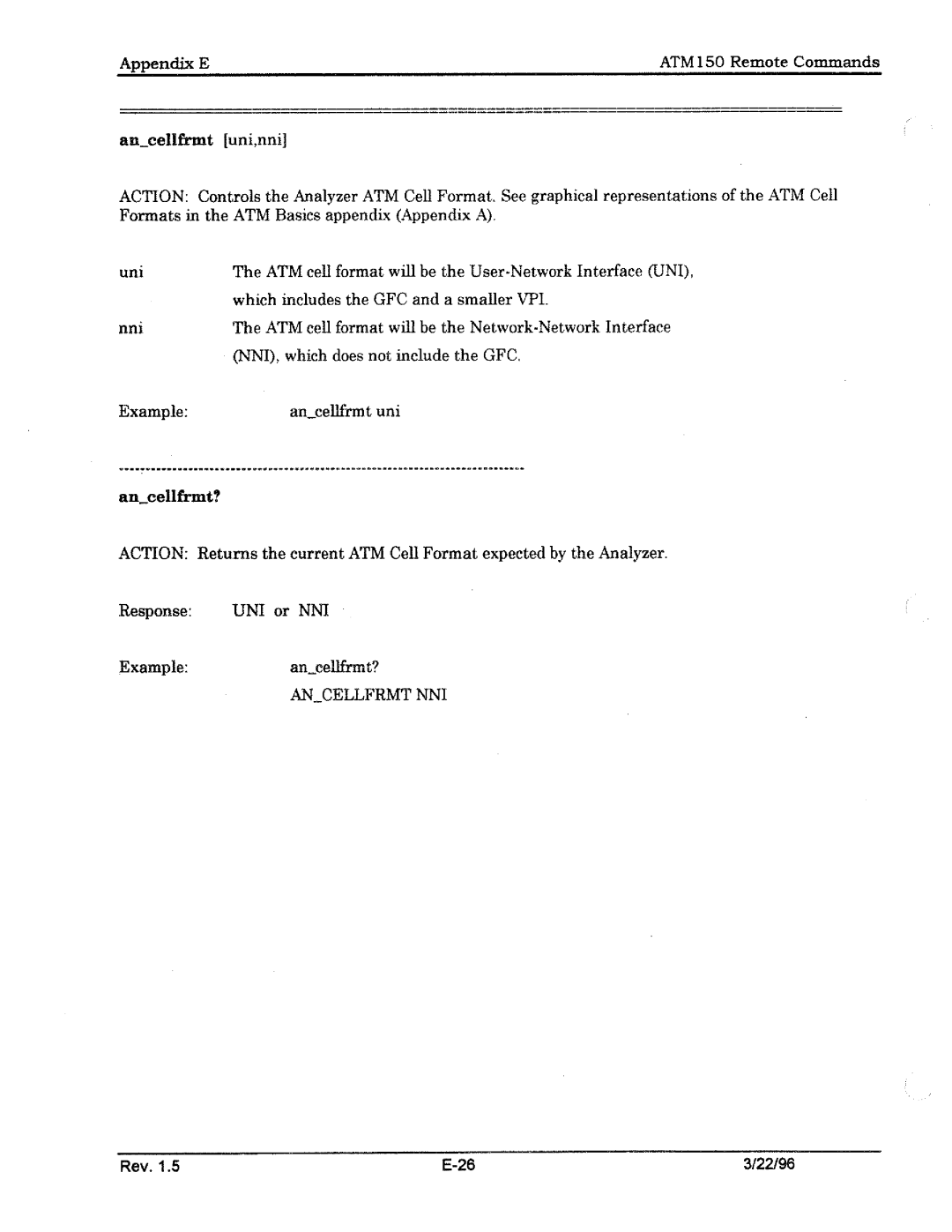 Tektronix ATM150 manual 