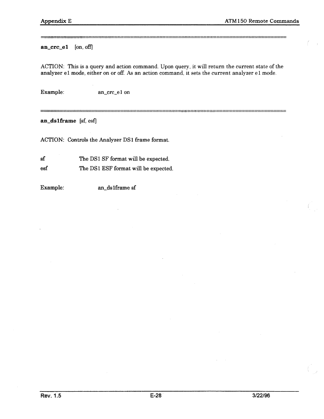 Tektronix ATM150 manual 