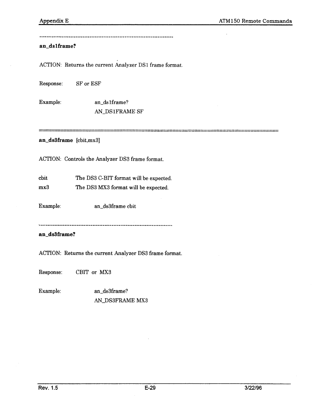 Tektronix ATM150 manual 