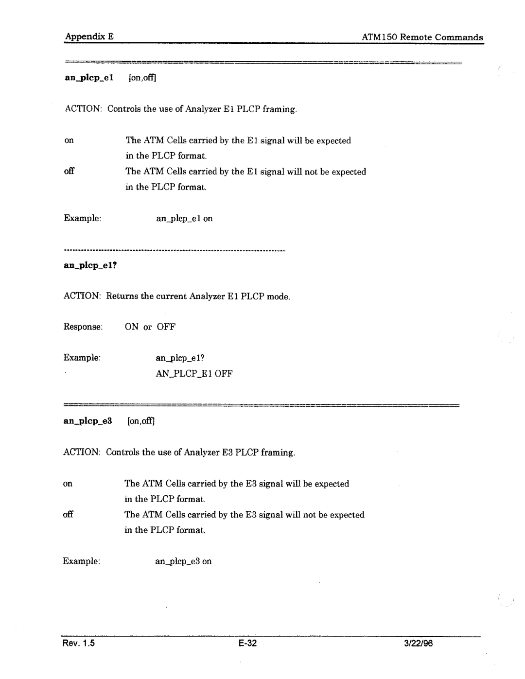 Tektronix ATM150 manual 