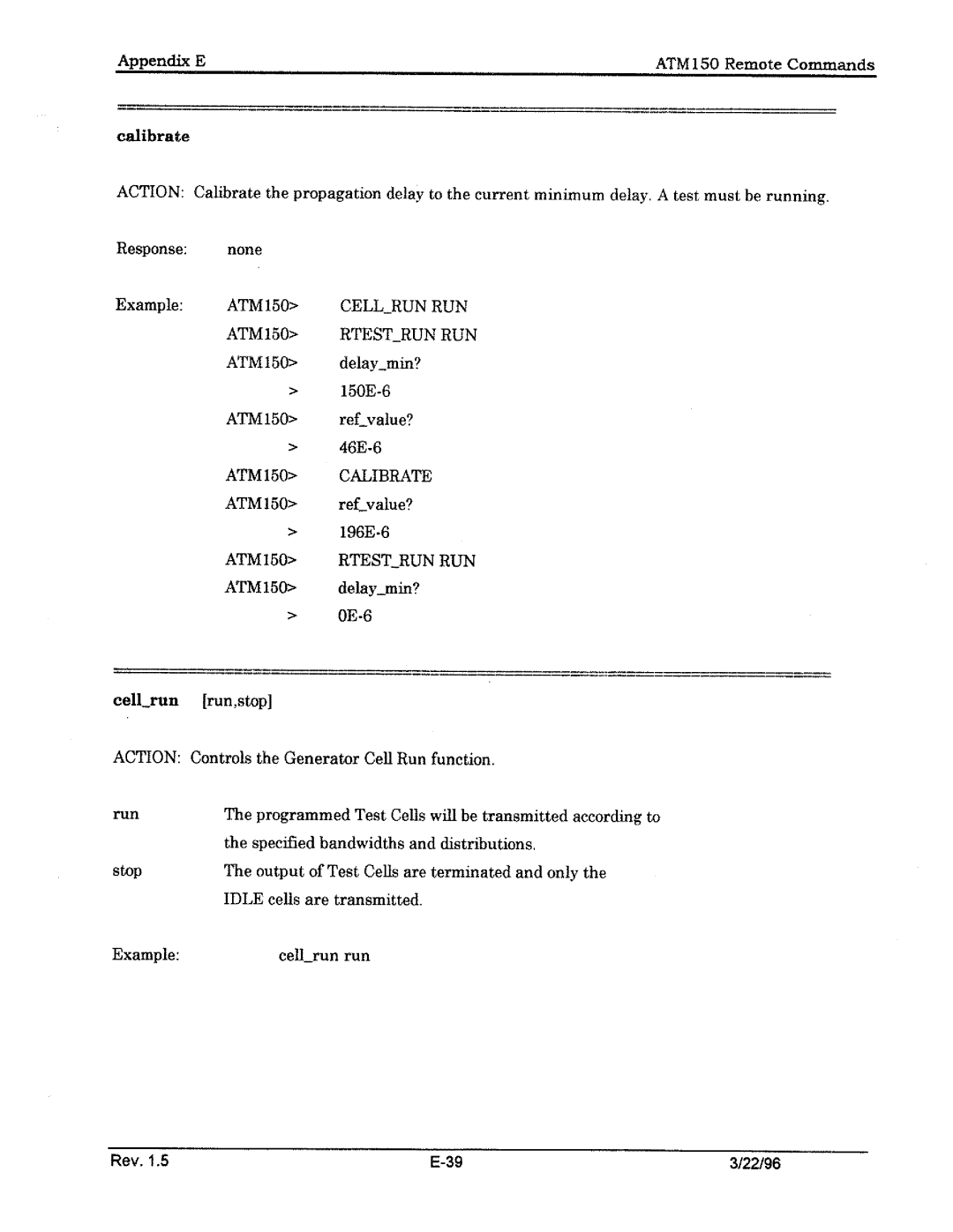 Tektronix ATM150 manual 