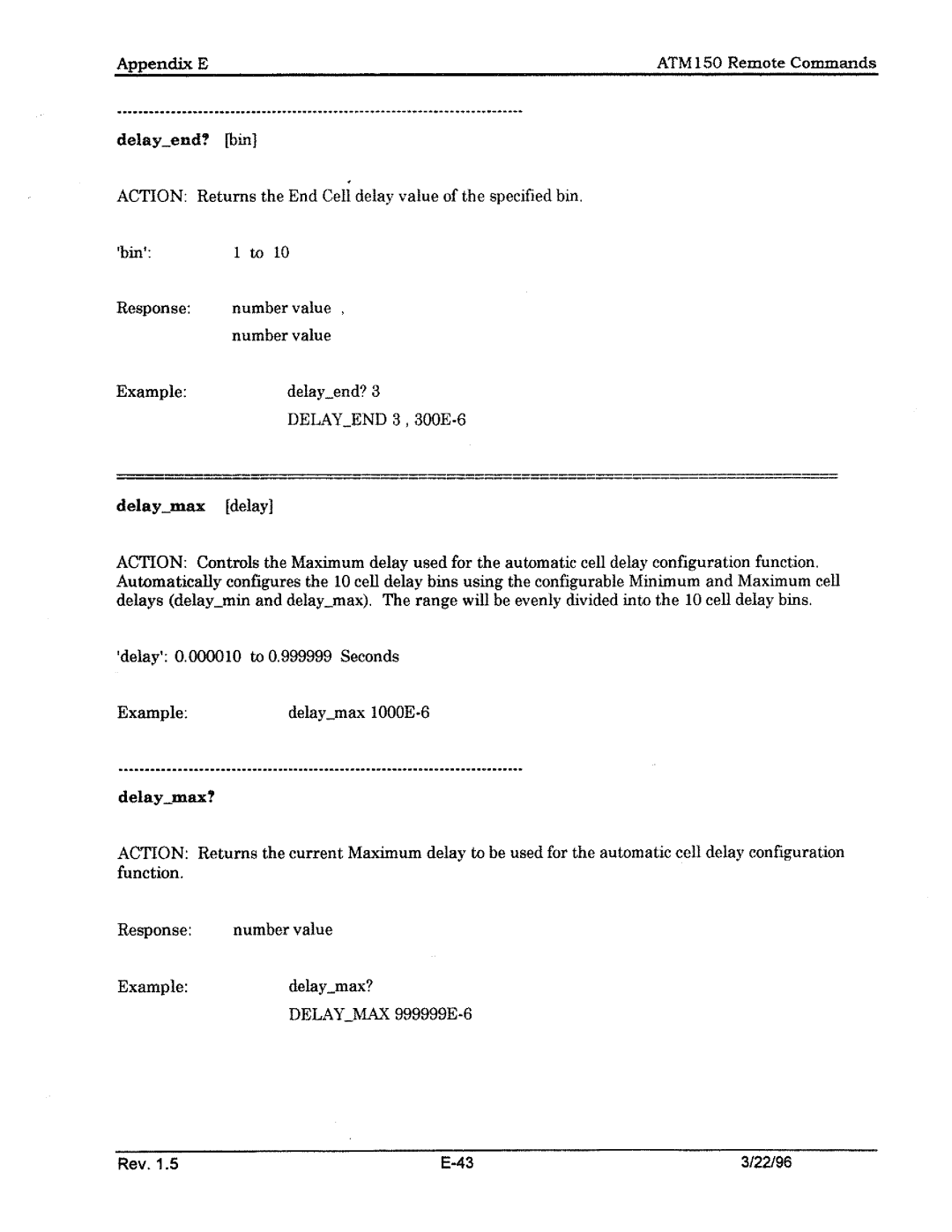 Tektronix ATM150 manual 