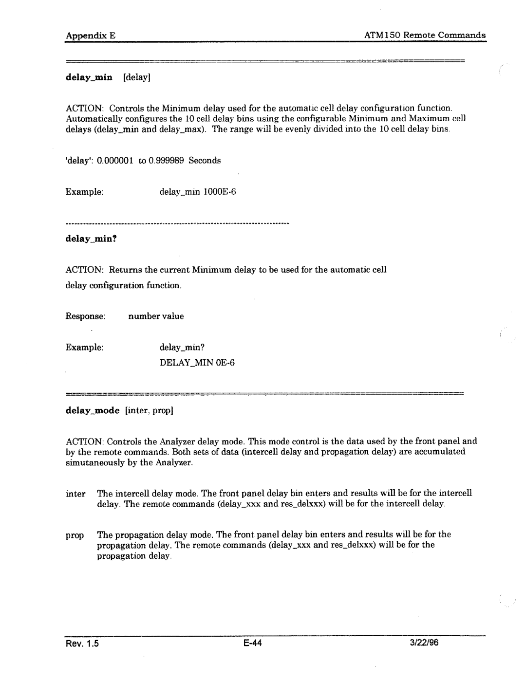 Tektronix ATM150 manual 