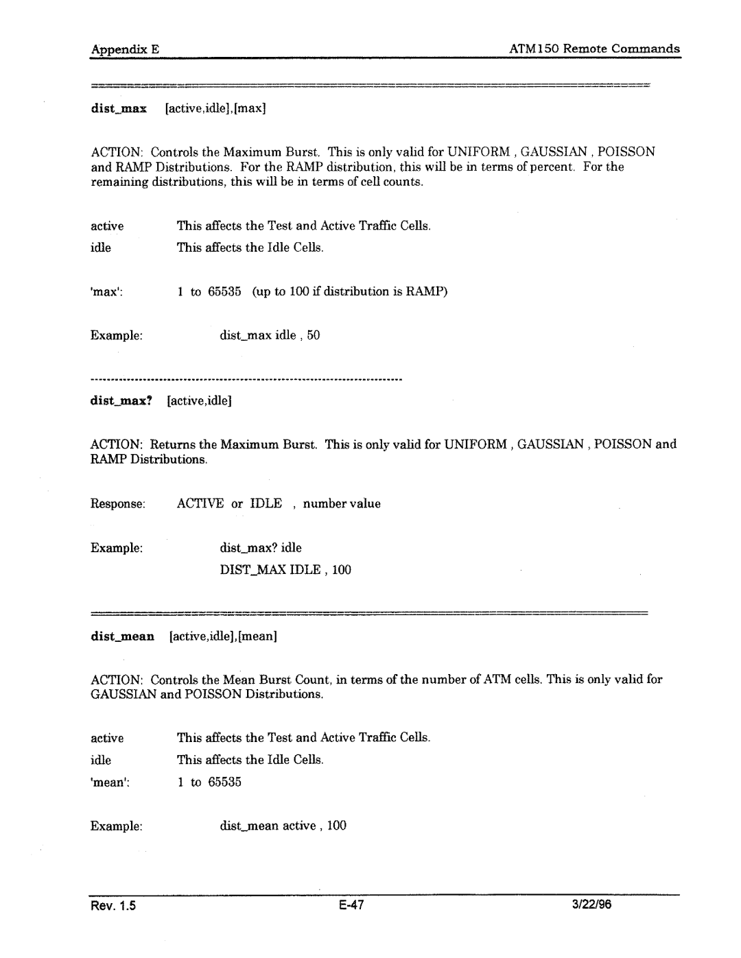 Tektronix ATM150 manual 