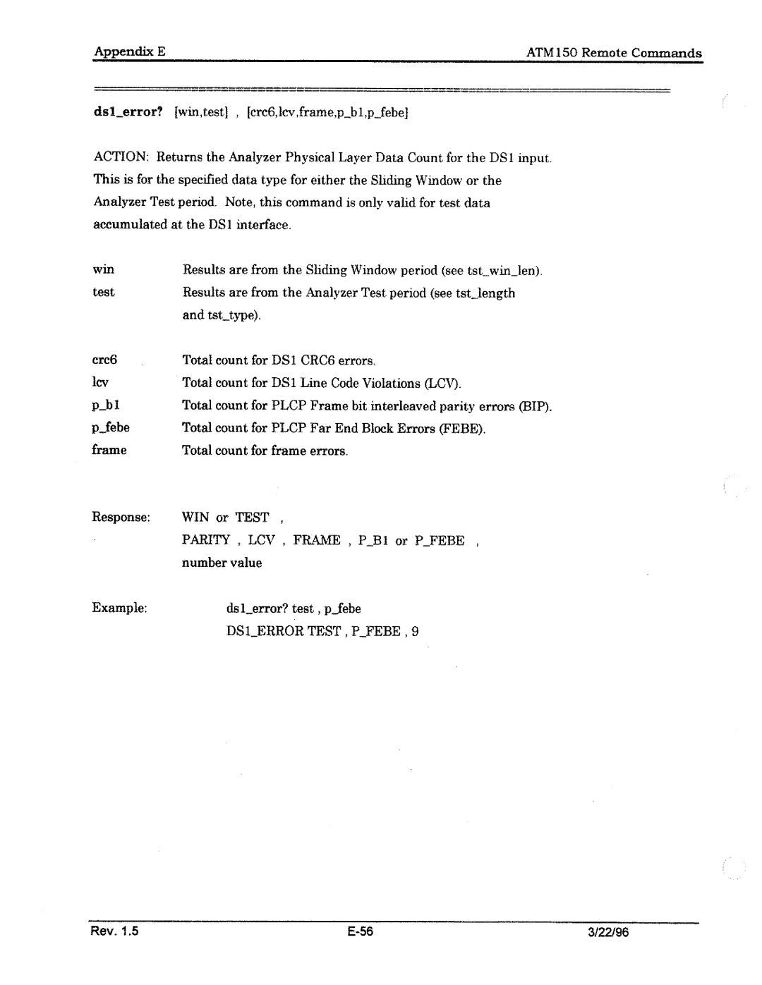 Tektronix ATM150 manual 