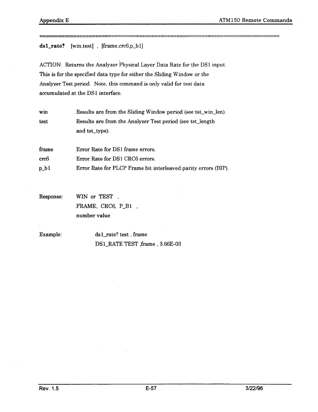 Tektronix ATM150 manual 