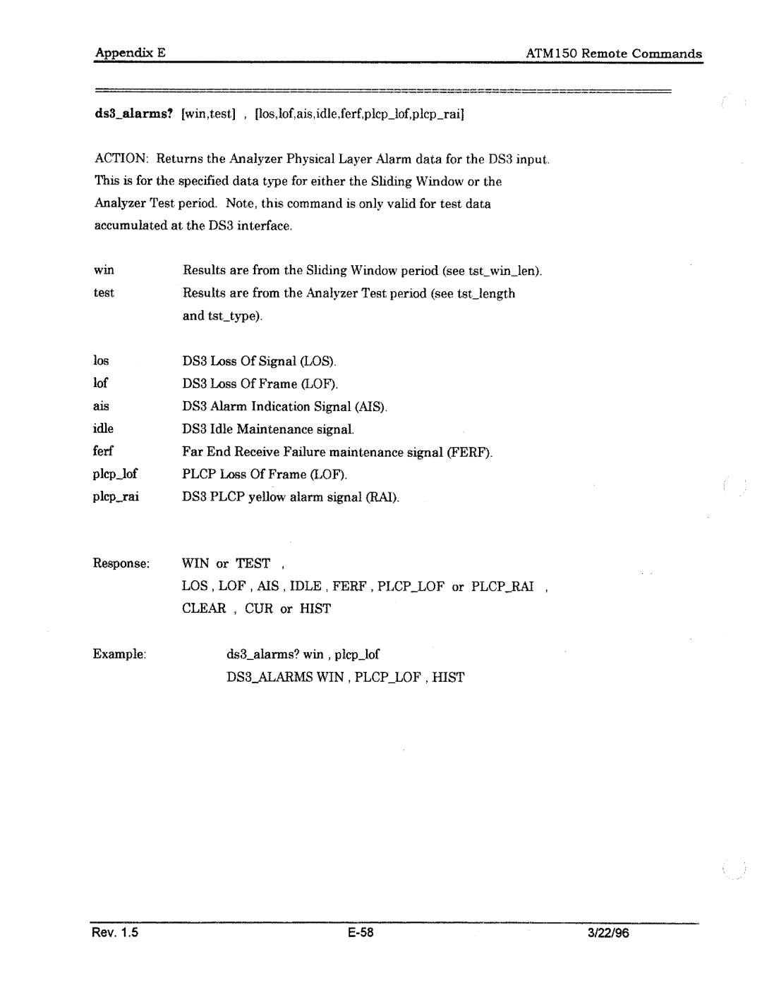 Tektronix ATM150 manual 