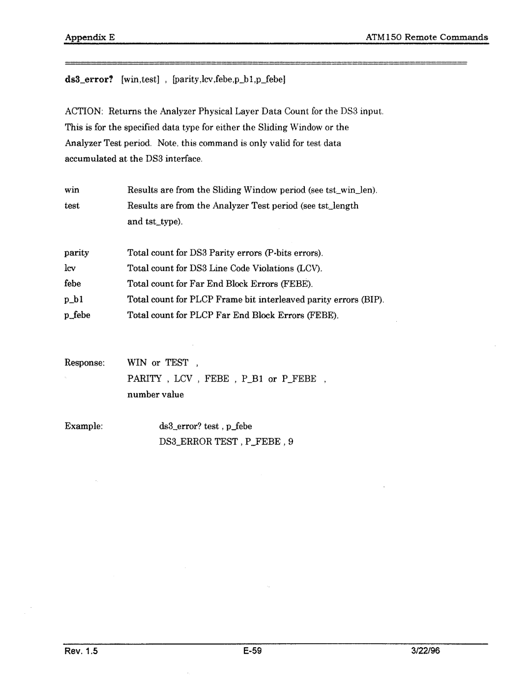 Tektronix ATM150 manual 