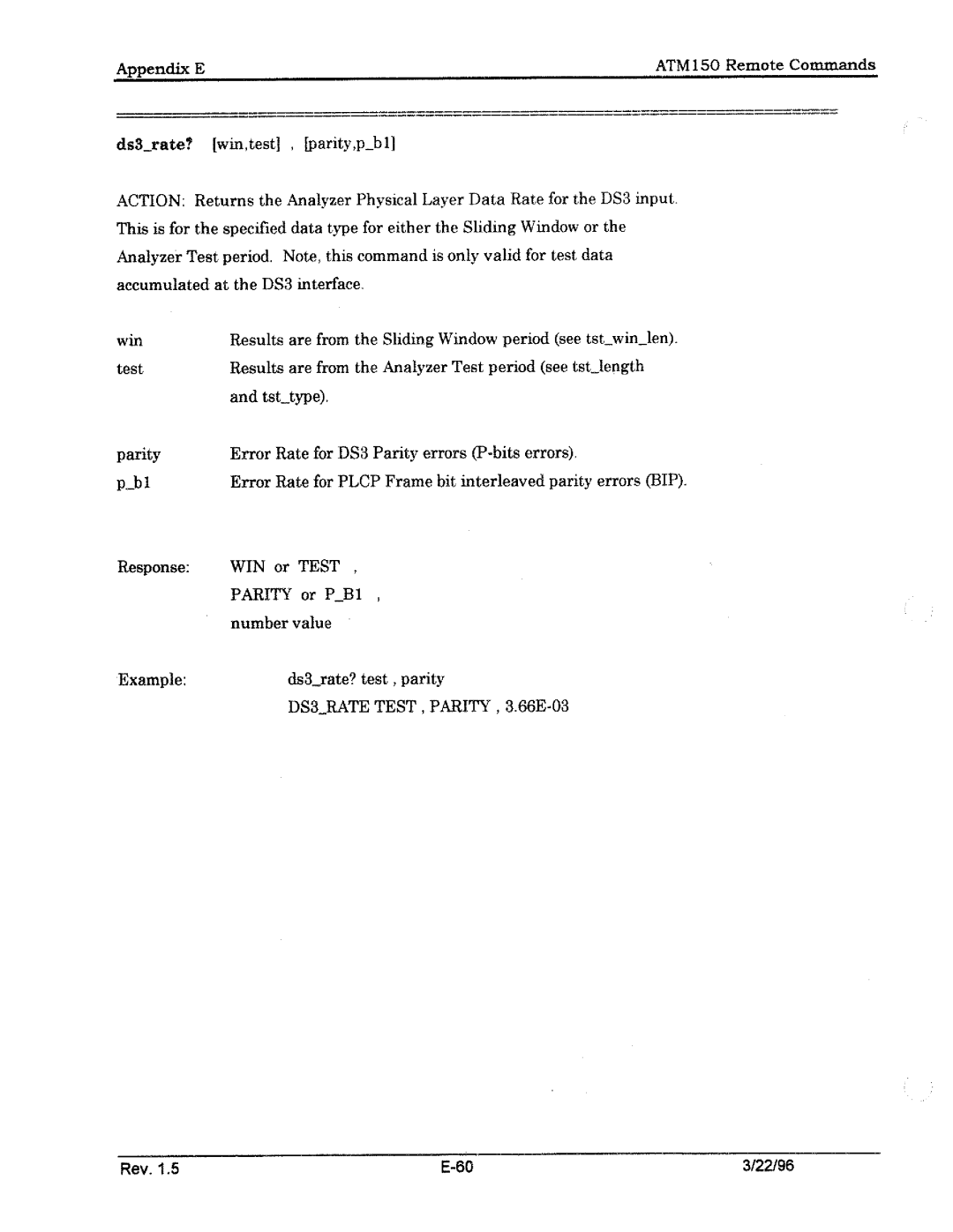 Tektronix ATM150 manual 