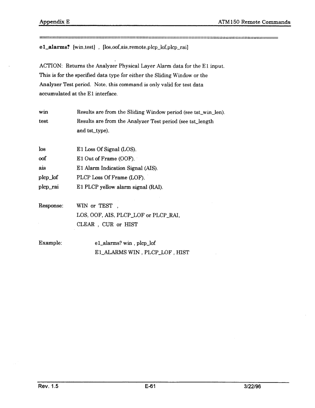 Tektronix ATM150 manual 