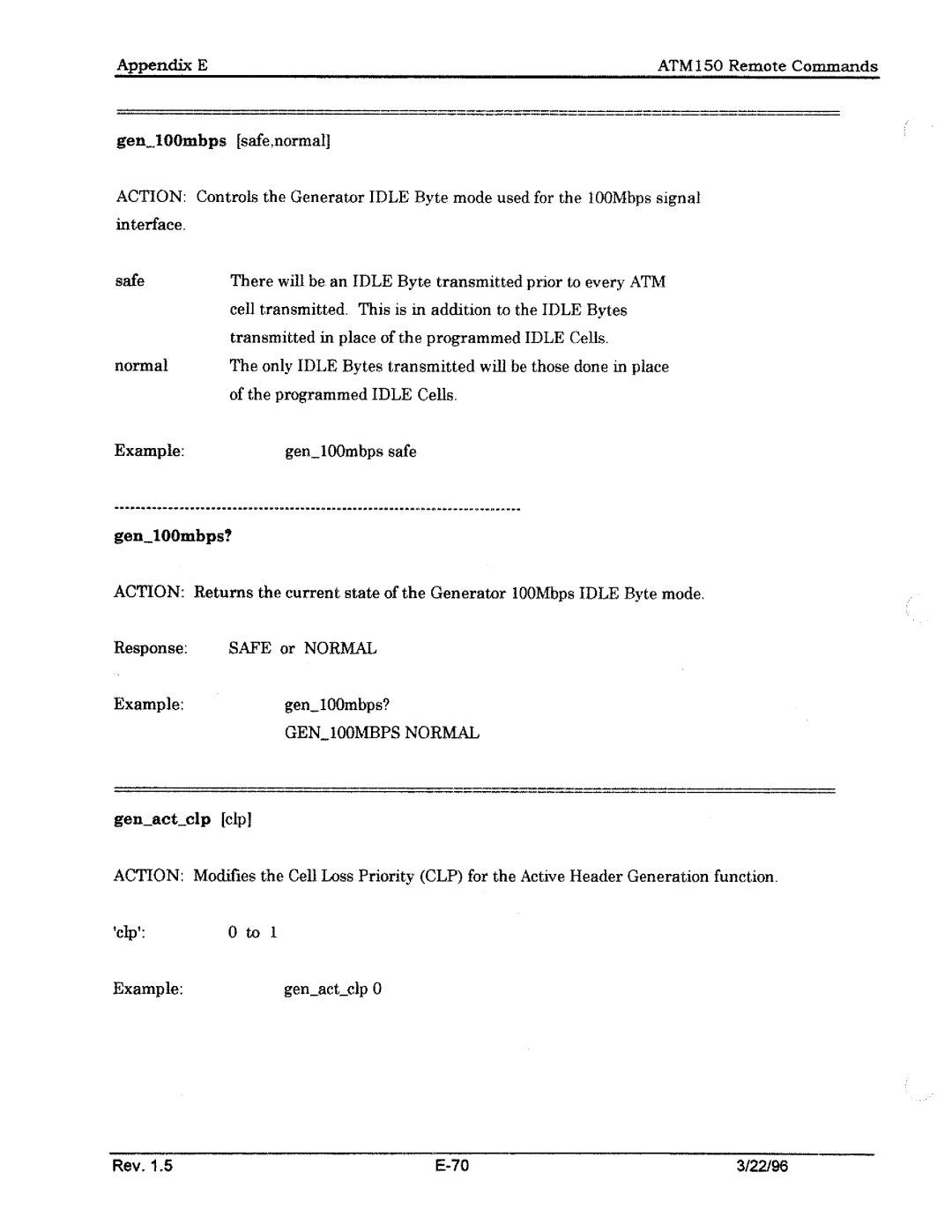 Tektronix ATM150 manual 